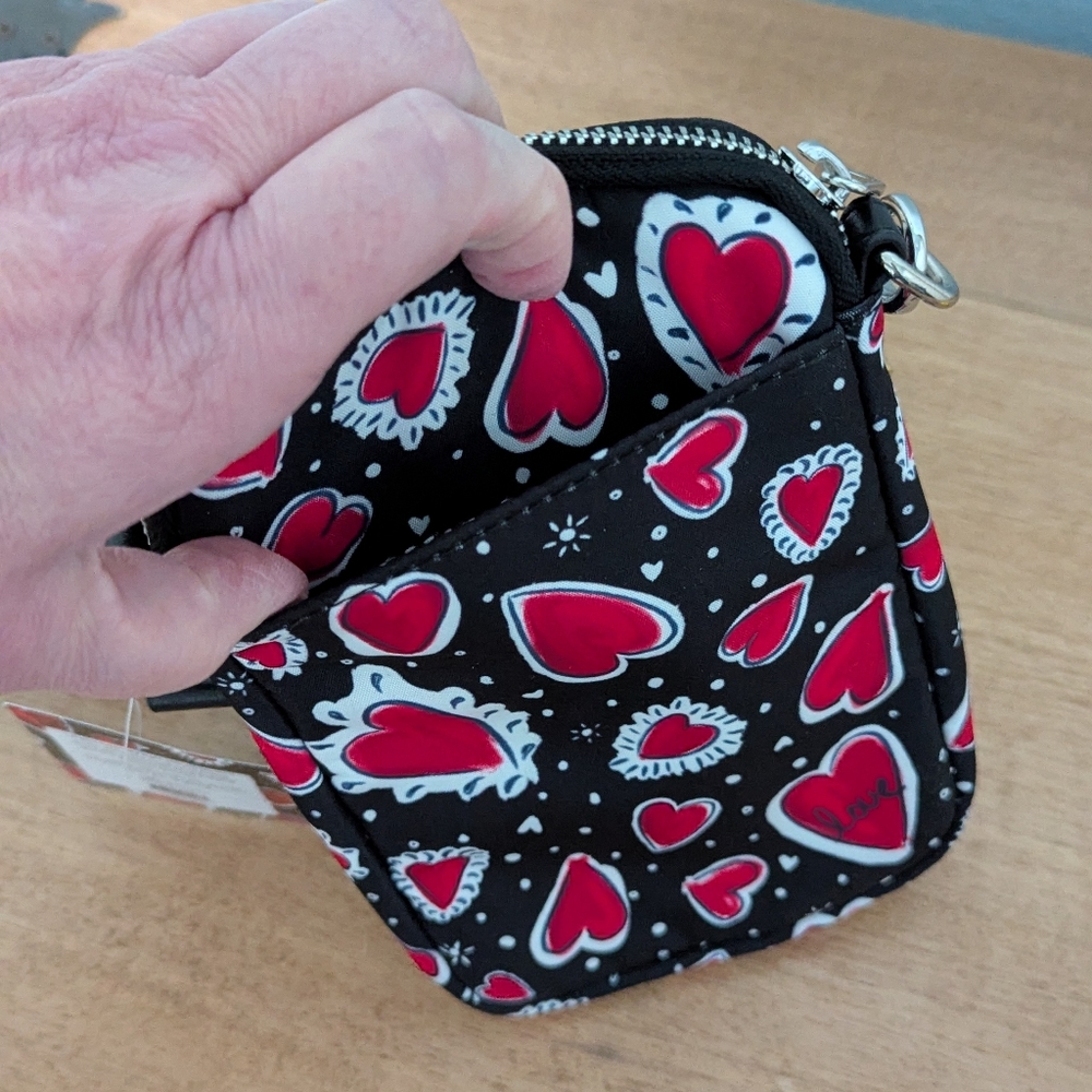Brighton NWT Hearts A Flutter Utility Bag ❤️ - Picture 11 of 11